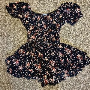 Floral Blouse/Romper
